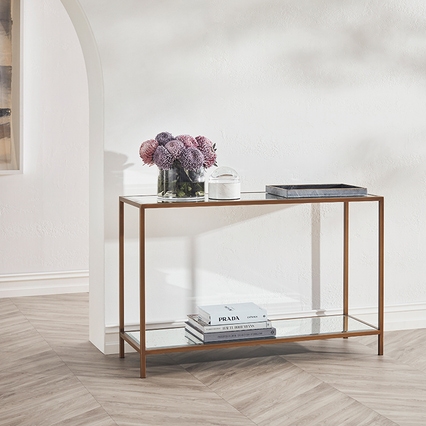 Arden Mirrored Console Table